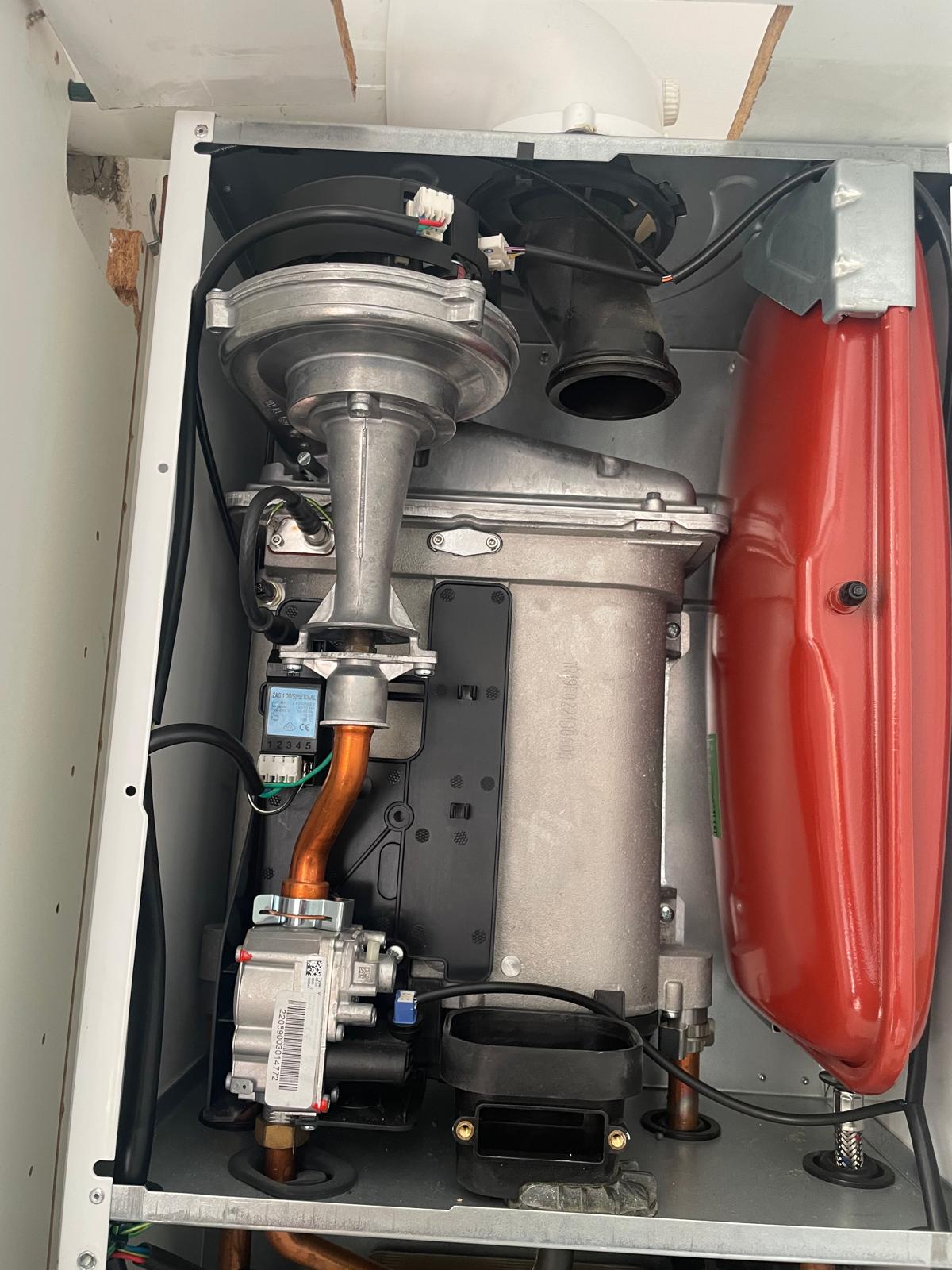 MAMOSS plumbing, heating and electrical engineers working on a London property